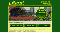 Desktop Screenshot of forrestexterminating.com